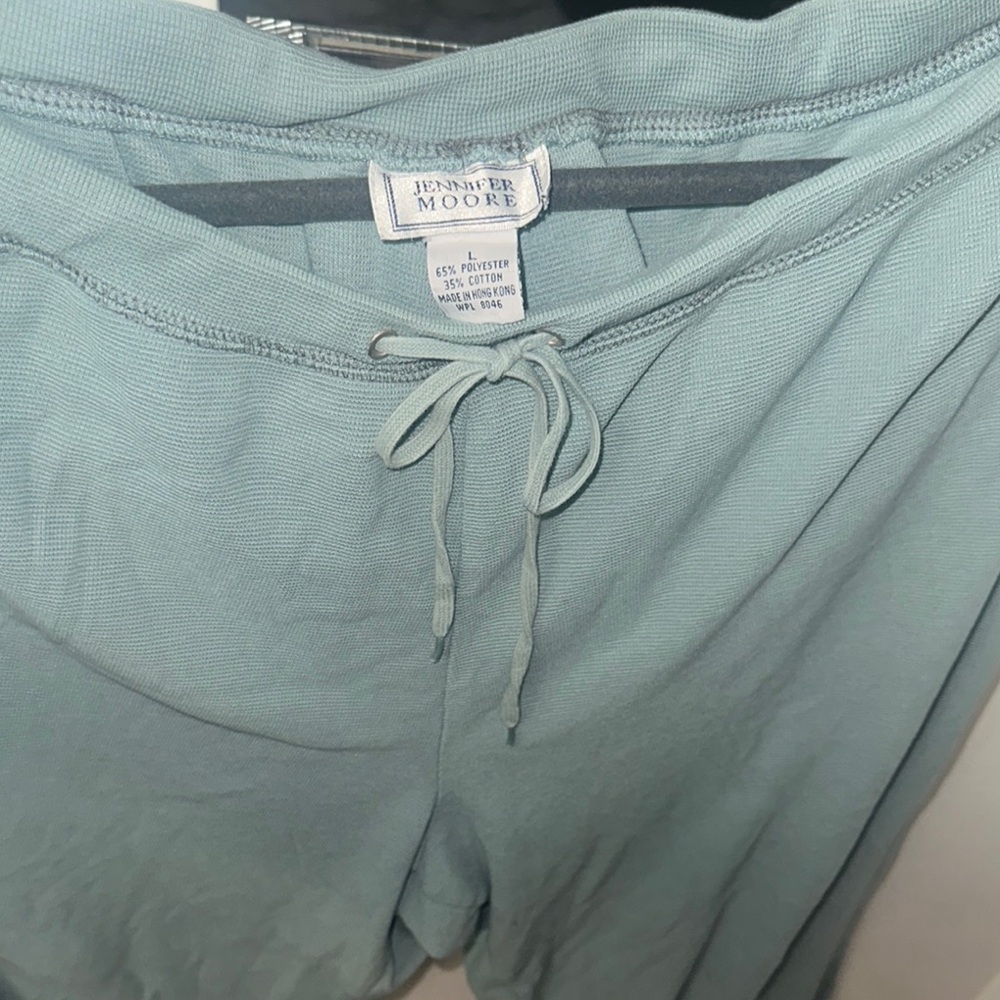 Jennifer Moore Sky Blue Knit Top